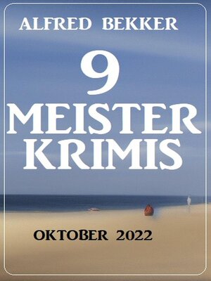 cover image of 9 Meisterkrimis Oktober 2022